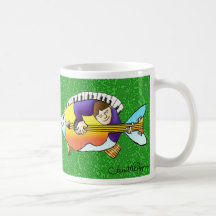 Tasse de joueur de guitare