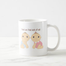 Tasse de jumeaux