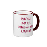 Tasse de lion ou d'agneau