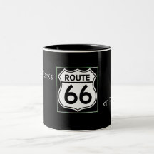 Tasse de l'itinéraire 66