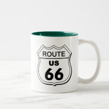 Tasse de l'itinéraire 66