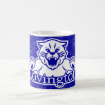 Tasse de logo de chats sauvages de Lovington