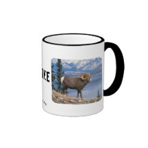 TASSE DE MOUFLONS D'AMÉRIQUE