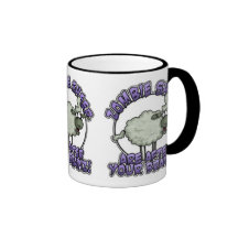 tasse de moutons de zombi