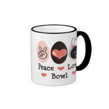 Tasse de nouveauté de cuvette d'amour de paix