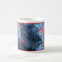 Tasse de Paisley de chien de Terrier d'écossais de