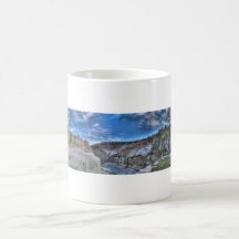 Tasse de panorama d'hiver de Letchworth