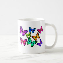 Tasse de papillons