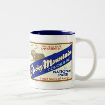 Tasse de parc national de montagne rocheuse