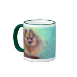 Tasse de pastel de Pomeranian