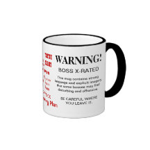 TASSE DE PATRON - INTERDITE AUX MOINS DE 18 ANS - 