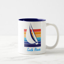 Tasse de plage de Square_South de couleur de batea