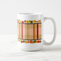 Tasse de plaid d'automne