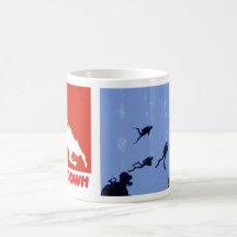 Tasse de plongeurs autonomes