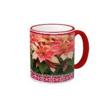 Tasse de Poinsenttia de Noël