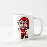 Tasse de porc de Père Noël