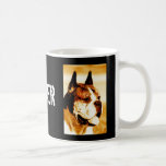 Tasse de portrait de chien de boxeur