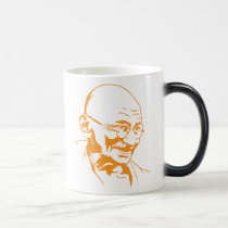 Tasse de portrait de Mahatma Gandhi tasses
