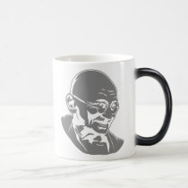 Tasse de portrait de Mahatma Gandhi tasses