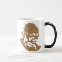 Tasse de portrait de Mahatma Gandhi tasses
