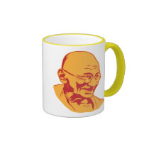 Tasse de portrait de Mahatma Gandhi tasses