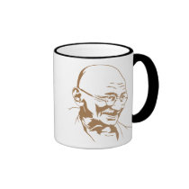 Tasse de portrait de Mahatma Gandhi tasses