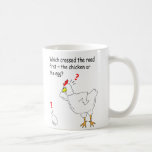 Tasse de poulet ou d'oeufs