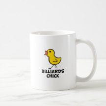 Tasse de poussin de billards