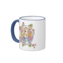 Tasse de princesse de cygne (bleue)