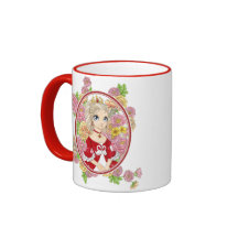 Tasse de princesse de cygne (rouge)