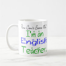 Tasse de professeur d'Anglais