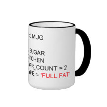 TASSE DE PROGRAMMATION DE THÉ DE SQL