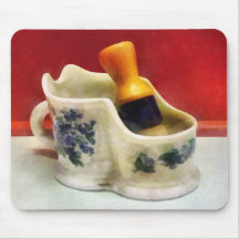 Tasse de rasage de fantaisie tapis de souris