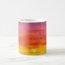 Tasse de rayure de peinture de jaune de rose d'arc