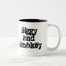 Tasse de Siggy et de Smokey 15oz
