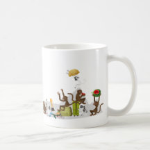 Tasse de singe d'aspirant de Bollywood