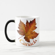 Tasse de souvenir de feuille d'érable du Canada de