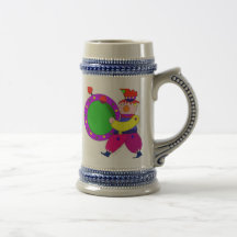 tasse de stein de garçon de batteur