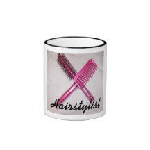 Tasse de styliste en coiffure