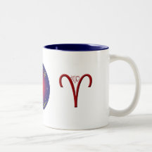 Tasse de symbole de zodiaque de Bélier