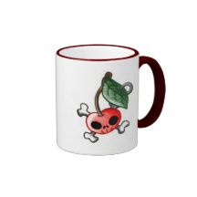 Tasse de tatouage de cerise
