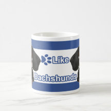 Tasse | de teckel comme des teckels (tasse sociale