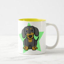 Tasse de teckel d'étoile de Kawaii