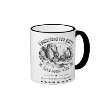 Tasse de thé du pays des merveilles