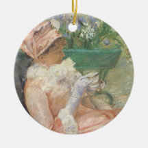 Tasse de thé par Mary Cassatt, impressionisme vint Ornement