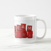Tasse de travail d'équipe