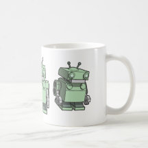 Tasse de trio de robot