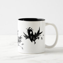 Tasse de trois corneilles