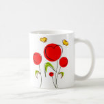 Tasse de tulipes de coeur