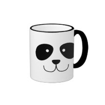 Tasse de visage de panda